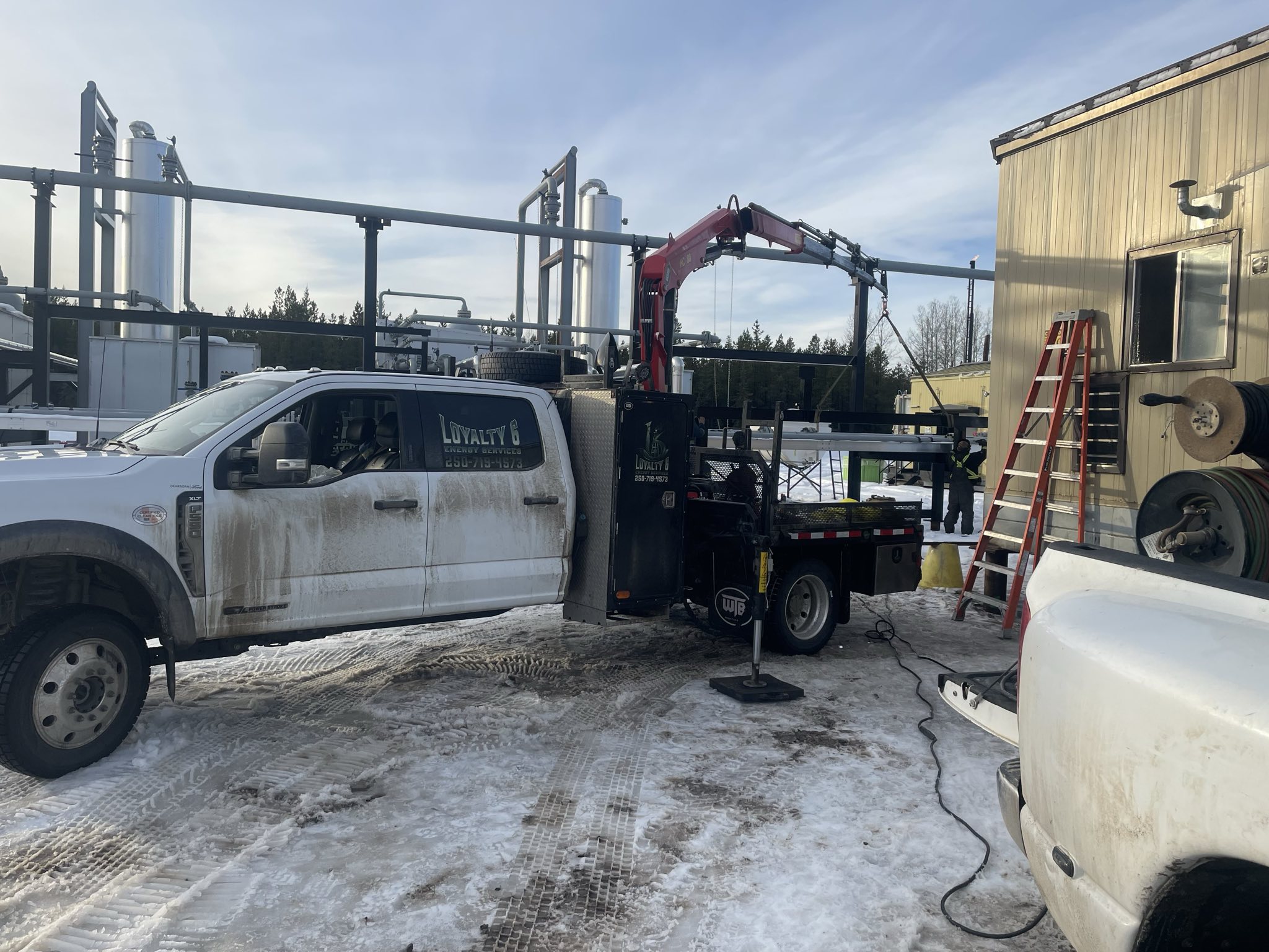 Loyalty6 truck at facility